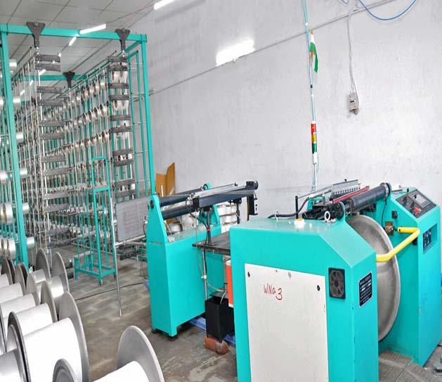 OUR MANUFACTURING PROCESS Our manufacturing process depends on a supply of various types of yarn depending upon the quality and specifications of fabric required by our customers.