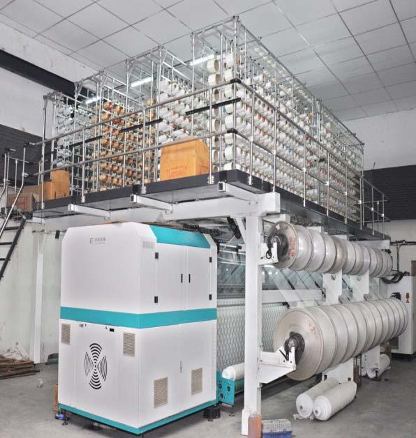 Raschel Knitting Process This machine is specially used for producing stretch and non-stretch fabrics. The patterning facility enables a virtually unlimited range of designs to be worked.