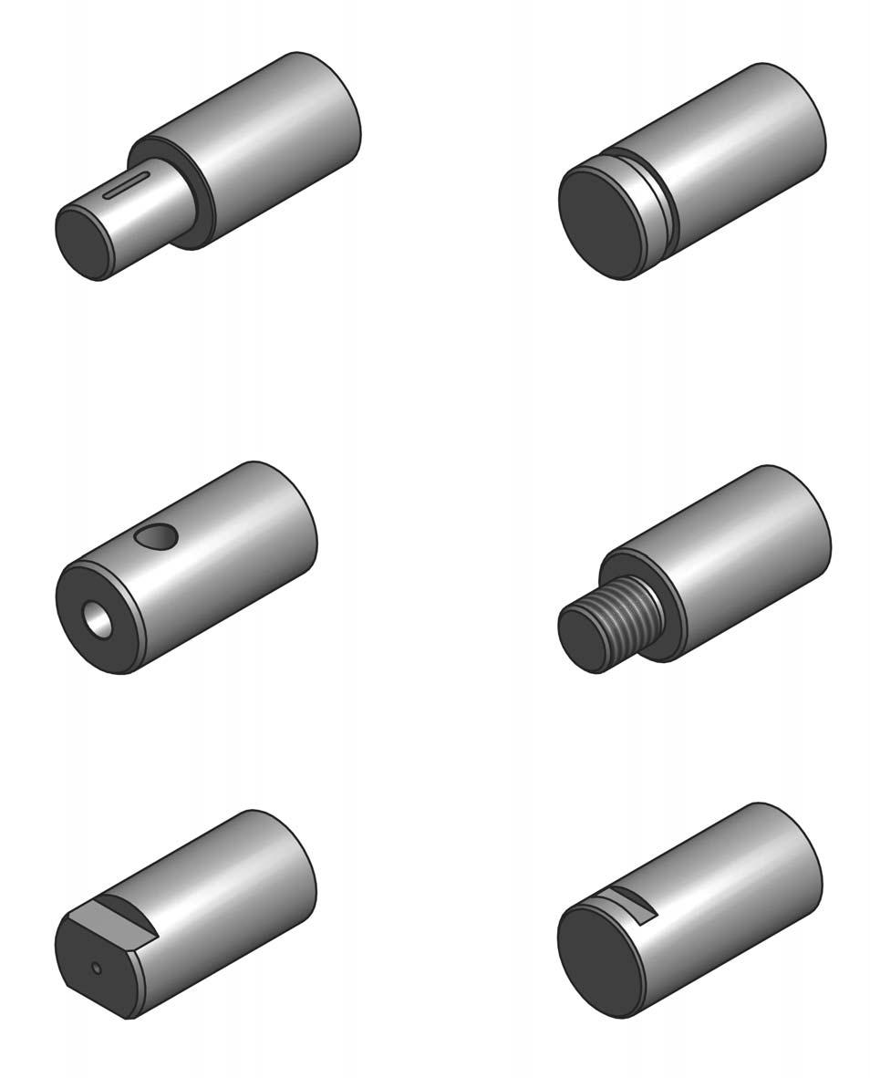 Other machining Besides aforementioned features many other options are available.