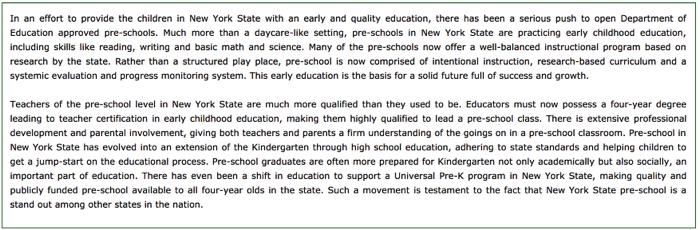 Why Offer Pre-Kindergarten In GWL?