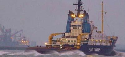 Smit & Wijsmuller formed SmitWijs ocean towage company in 1991, and chartered their tug for large commercial