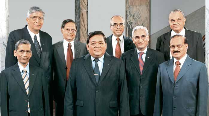 Leadership Team (Front row - from left to right) ; Mr. Y. M. Deosthalee, Mr. A. M. Naik and Mr. J.