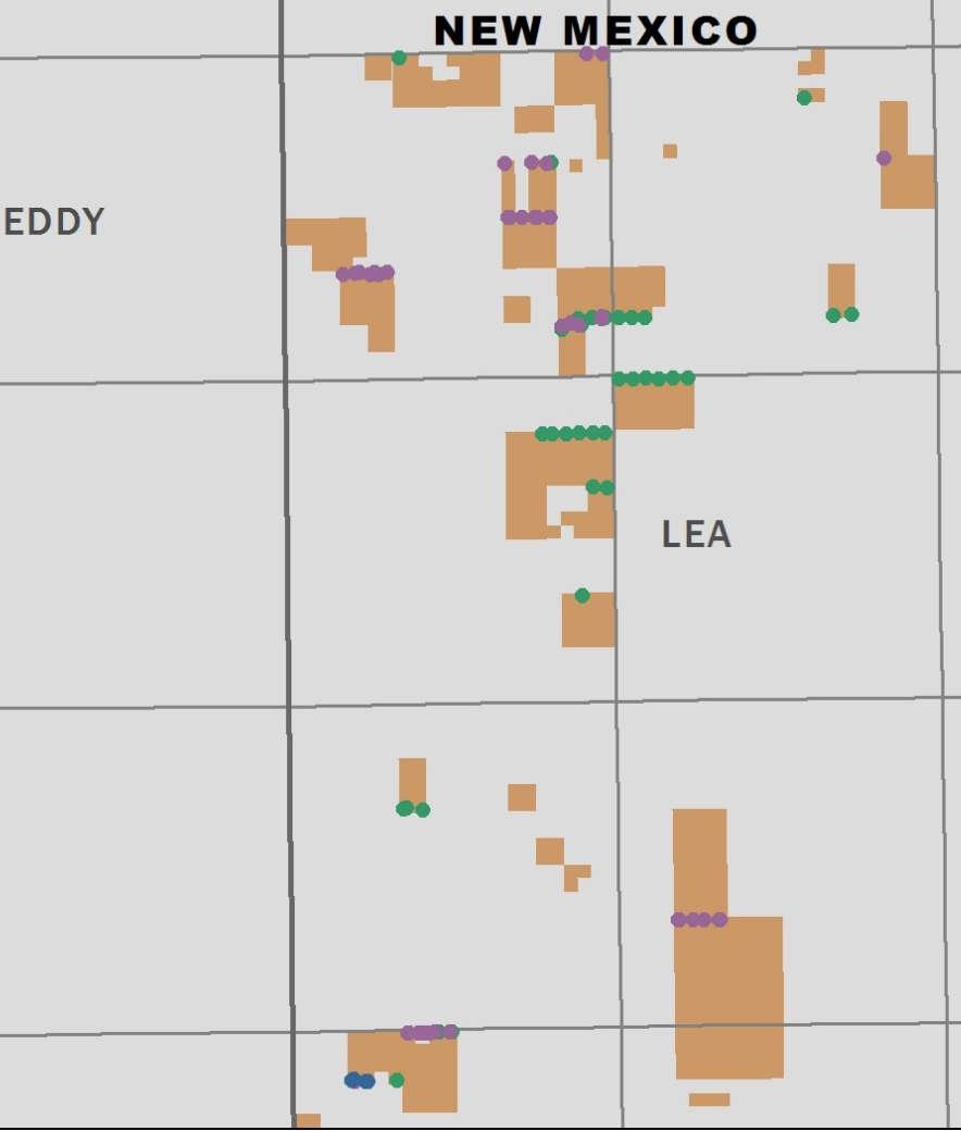 Lea County Upper Wolfcamp Avalon Bone Spring Thyme APY 2,059 BOE/d (1,416 b/d) Triste Draw Hallertau Coriander AOC 1-12 3,333 BOE/d (2,248 b/d) Red Tank Red Hills Exciting multi-pay area $225 million