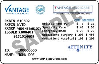 2017 Evidence of Coverage for Vantage Medicare Advantage ZERO Premium (HMO-POS) 8 Chapter 1.