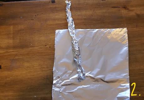 Since the aluminum foil was used as a shell for cigarettes to