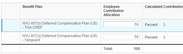 NYU 457b Deferred Compensation Plan (US) If you are eligible, you may also have the opportunity to enroll in / make changes to your 457b retirement plan elections.