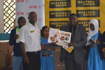 2017 HIGHLIGHTS (CONTINUED) DTB Partners with Western Union to Promote Reading DTB partnered with Western Union through Books Abroad, a UK based Non-Governmental Organization, to distribute reading