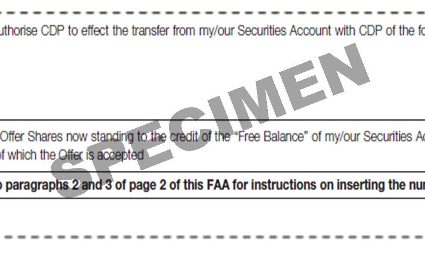 联络 FAA 的电子副本也可以从新交所网站 www.sgx.com 下载 : 1. 进入主页后点击 "Company Information", 选择 "Company Announcements" 2.