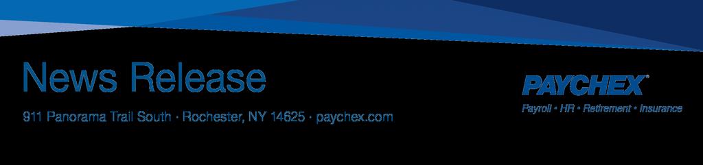 June 27, 2018 Paychex, Inc. Reports Fourth Quarter and Fiscal 2018 Results Fourth Quarter and Full Year Fiscal 2018 Highlights Total revenue increased 9% to $871.