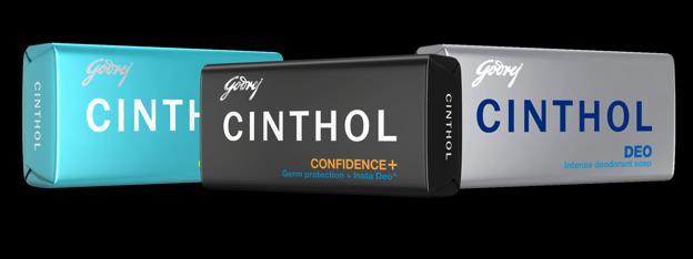 Robust innovation track record Personal care Cinthol soaps - our strategy
