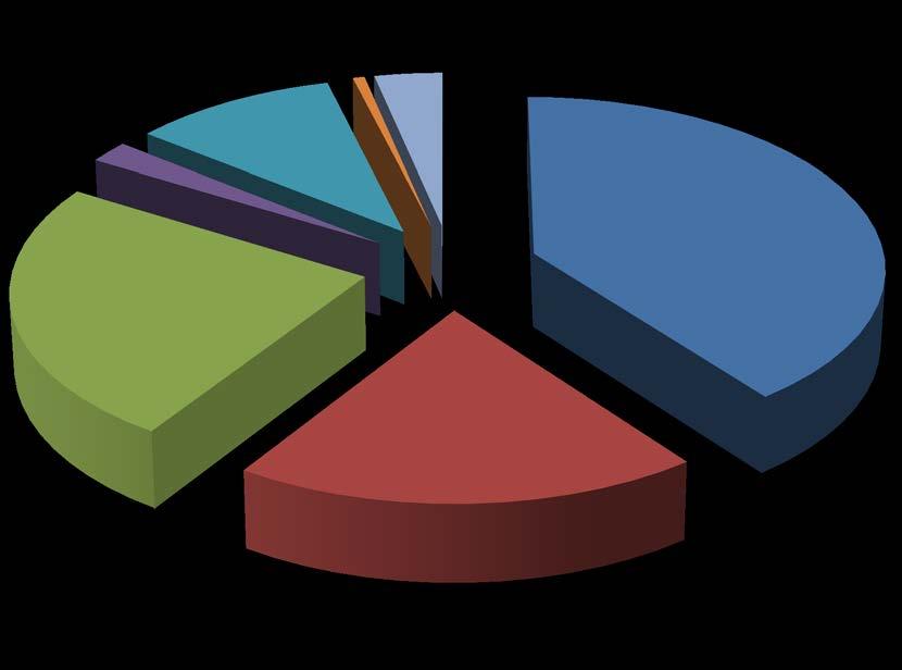 The piechart below summarizes the categories of expenditures in the 201213 Tentative Budget. The majority of the tentative budget (83.6%) is for salaries and benefits.