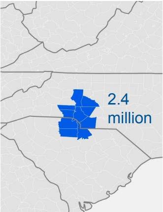 Charlotte Today 2.47 million people 107 th largest metro in the world $126.