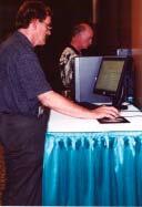 Attendees were able to access their e-mail and the Internet