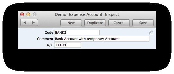 In the Cash Book module setting Expense Accounts enter one Corresponding Mode in which the Account is the temporary holding Account specified in the Payment Term record. 6.