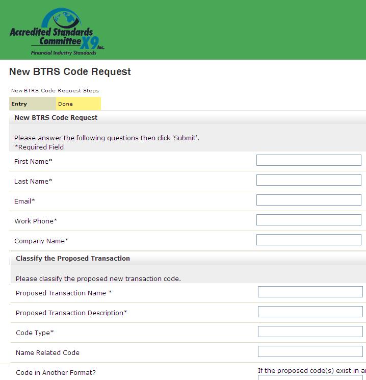 Step 1: Request the new code via X9 Website.