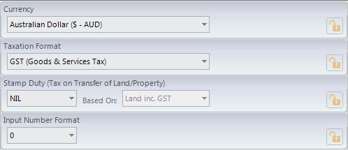 EstateMaster Preferences 5.1 General 5.1.1 Regional Settings Currency Set the currency format.