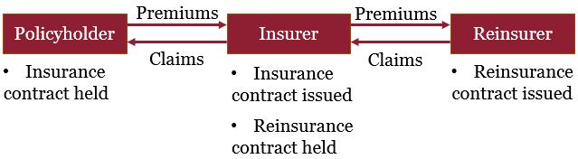 Measurement of Reinsurance Contracts A reinsurance contract is an insurance contract issued by one entity (the reinsurer) to compensate another entity for claims arising from one or more insurance