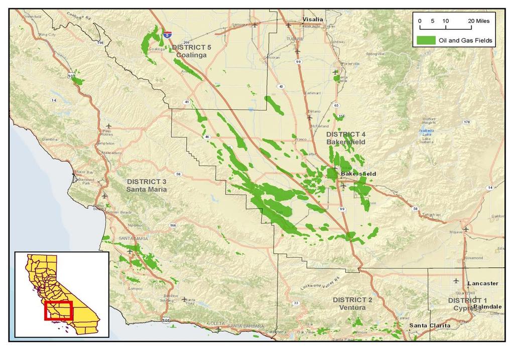 California: Stable Production; Modest Growth Upstream East Coalinga Temblor Formation Primary North Lost Hills Tulare & Etchegoin Formation Primary/Steamflood South Lost Hills Monterey Shale Primary