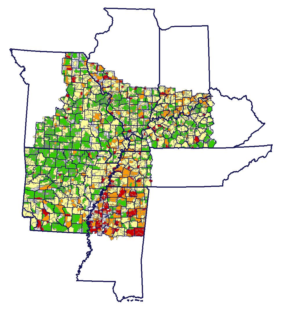Share of Mortgages 30 or More Days Delinquent or in Foreclosure By ZIP Code: April 2007 St. Charles County St.