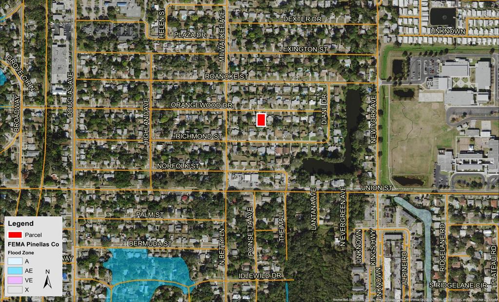 Located approximately 1 mile inland from the intercoastal waterway,
