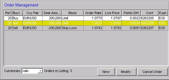 **IMPORTANT Squaring or closing a position will automatically cancel a corresponding Position Order. All other orders remain open until they are triggered or manually cancelled.