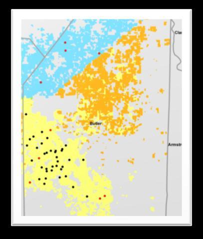 Liquids-Rich Moraine East ~50,000 net acres (24,000 inside development area) targeting wet-gas Marcellus and Upper Devonian contiguous to existing position Complementary fit with the legacy Butler