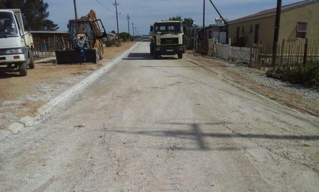 Municipal Funded Projects: Botrivier Housing Project, construction of road