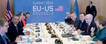 T o w a r d s a s t r o n g e r r o l e f o r t h e E U i n t h e w o r l d 205 Strategic partnerships Working with strategic partners United States The EU United States Summit held in Brussels in