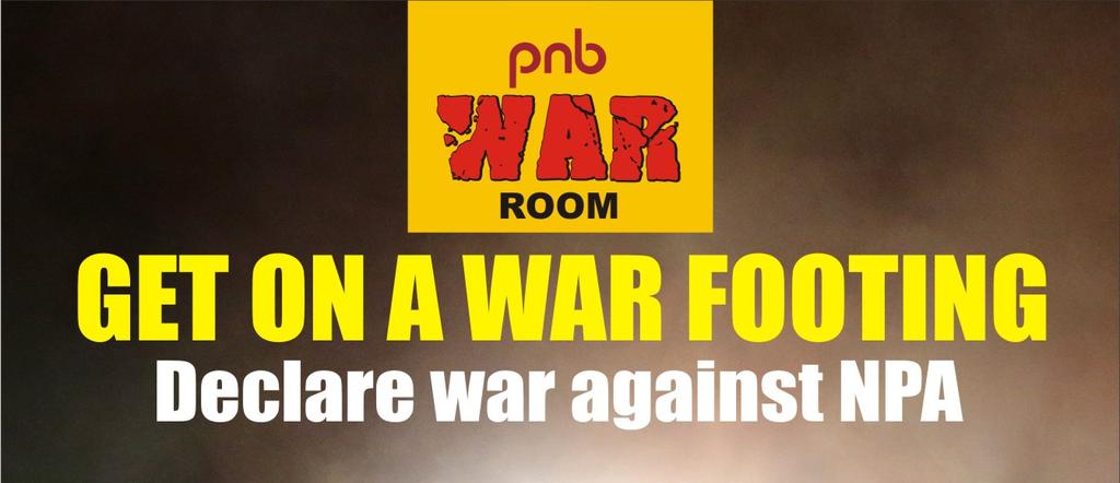 Eight months of war on Non Performing Assets Creation of War Room at HO real time monitoring of NPA