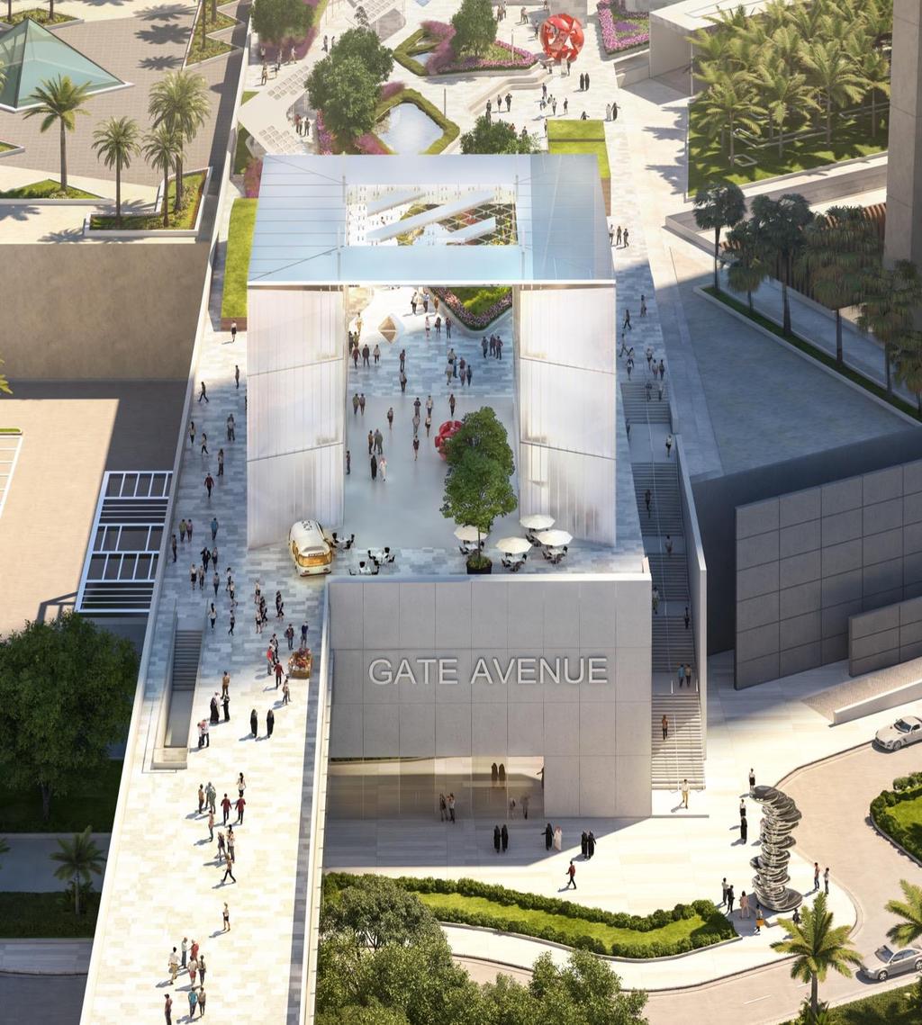 ENHANCING THE DIFC EXPERIENCE Opening 2018, Gate Avenue at DIFC creates a seamless and enhanced DIFC experience with artfully designed outdoor and indoor