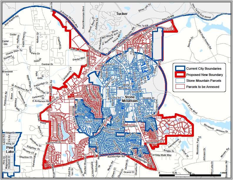 GEOGRAPHICAL MAP OF PROPOSED ANNEXATION The geographic area proposed for annexation is 1.635 square miles.
