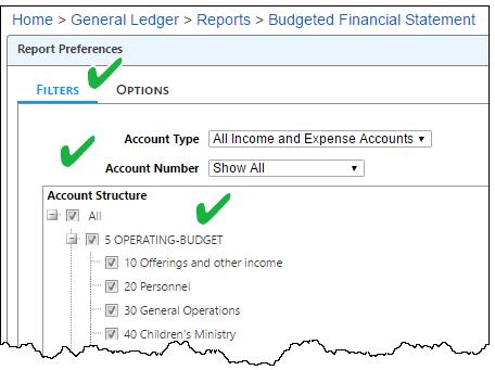 Budgeted Financial Report Format The Budgeted Financial Report is one of the more frequently used reports.
