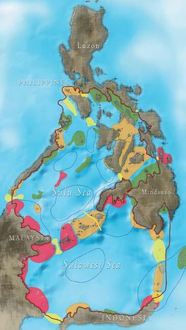 Sulu-Sulawesi Marine Ecoregion Priority Conservation Areas Red: Outstanding in the Indo- Pacific