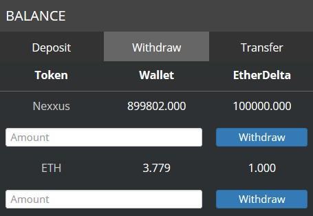 Click the Sell button to execute the order. Your trade will be displayed in the MY TRANSACTIONS section as it is being confirmed on the blockchain.
