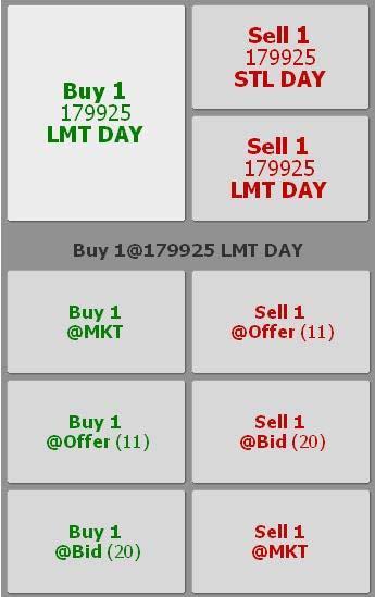 Page 21 Current Position The Order Ticket displays the current position and Open Trade Equity (OTE) or OTE +PL (closed profits and losses for the day) for the selected symbol and account just below