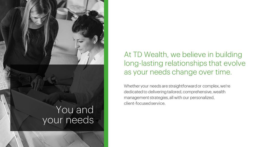At TD Wealth Private Investment Advice, we believe in building