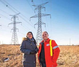 The line completed in 2012 has the capacity to transmit 3,000 MW of clean, renewable energy. The SON owns a 34 per cent interest in B2M LP while Hydro One is the majority unitholder.