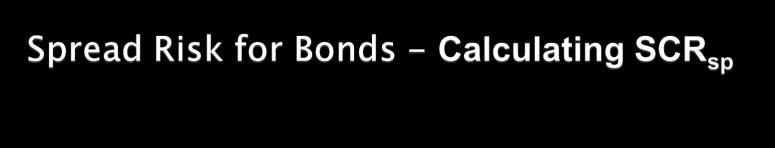 (α) Necessary Data External rating of non government bonds (government bonds are excluded from this sub - module) Modified Duration of non government bonds Market Value of non government bonds Bank