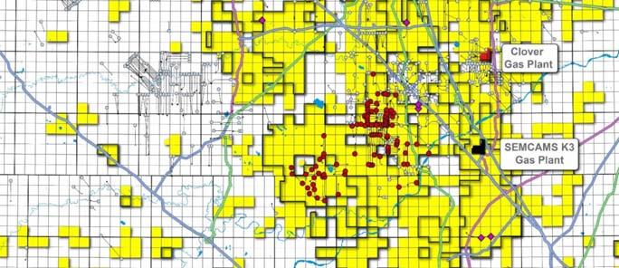 includes oil at Ante Creek and Kaybob gas at Presley/Fir Duvernay assets range from volatile oil in Kaybob North to wet