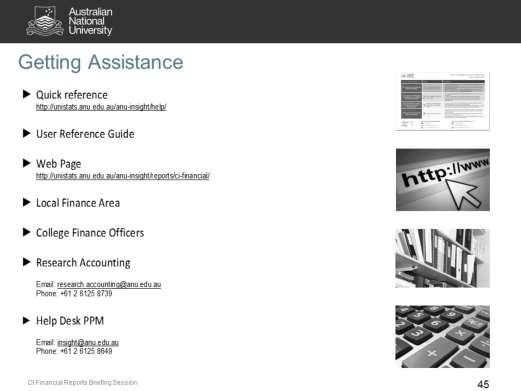 There are a number of resources developed to assist you in understanding the reports that can be found on the CI Financial Reporting Webpage The User Reference Guide summaries how we have stepped