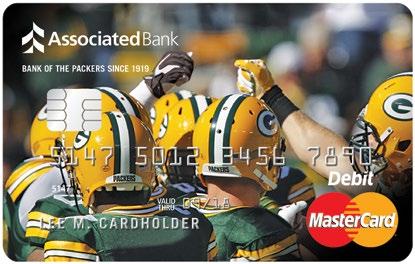 Let s Go Red Debit Mastercard Important card details Wild Debit Mastercard Milwaukee Film Debit Mastercard To select your debit card design, visit AssociatedBank.