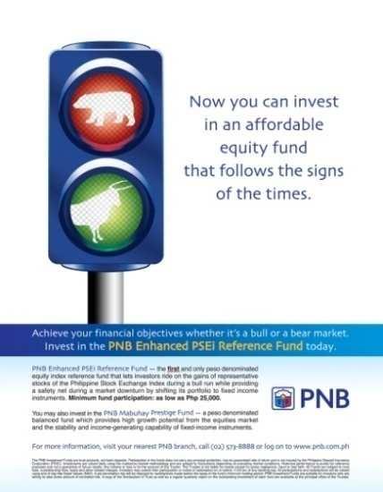 Fund Classification : EQUITY PNB Enhanced Phil-Index Reference Fund The Fund is best for aggressive investors who are aware of the potential high yields in stock investments but are willing to take