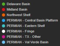 Central Basin Platform (13%). Cost effective frac strategies have seen Slickwater become the most commonly used frac type in the Permian Basin.