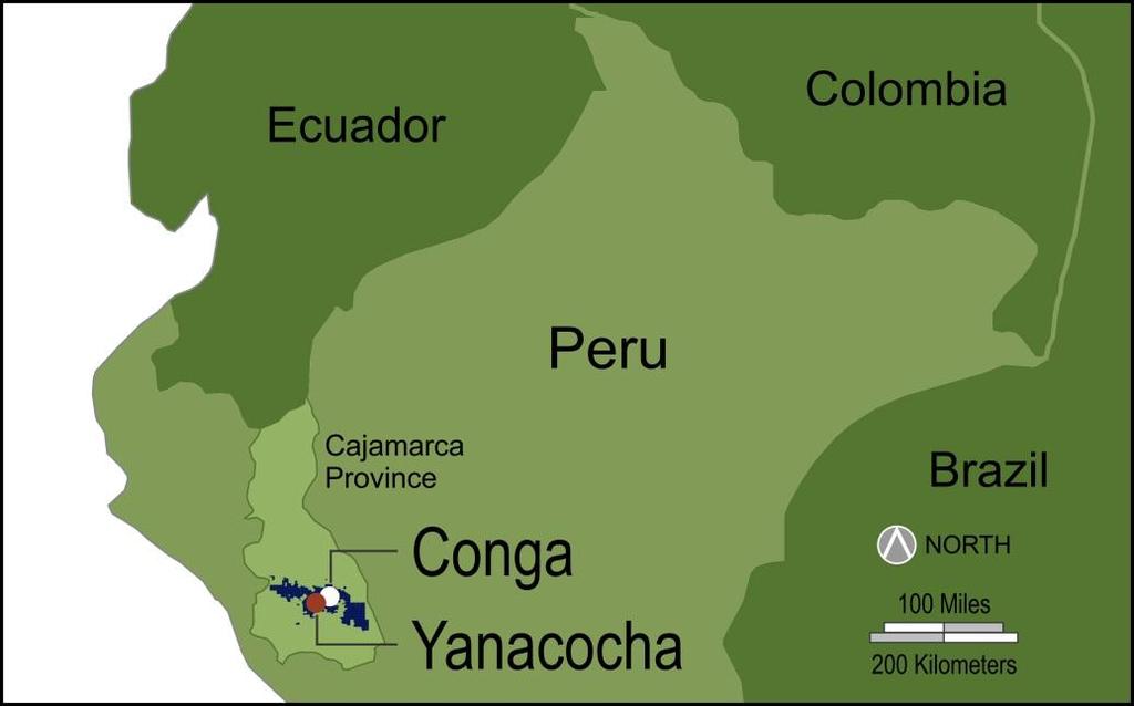 South America preserving future potential at Conga 9 First half production above expectations due to