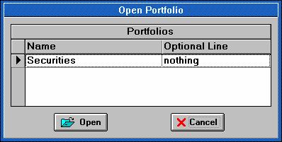 Opening An Existing Portfolio To open an existing portfolio, you first need to open the Taxpayer File. Then you need to use the Portfolio Open Portfolio... menu item.