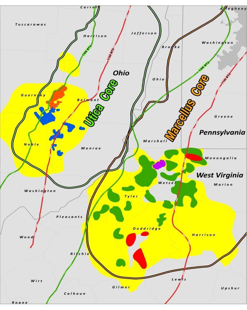 11 A Leading Consolidator in Appalachia Activity Antero has capitalized on the industry environment and acquired approximately 78,000 net acres in the core of the Marcellus and Utica Shale plays