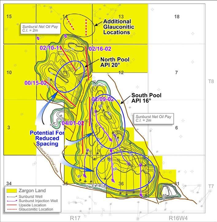 Alberta Plains Taber Mannville Taber is Zargon s main oil producing asset outside of the ASP project, and offers lowdecline production with remaining development potential Sunburst development