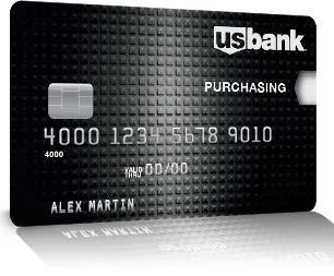 What is the P-Card? Visa credit card issued by US Bank.