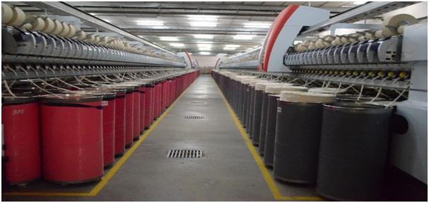 In long staple spinning, the process may start with stretchbreak of tow, a continuous "rope" of synthetic fibre. In openend and airjet spinning, the roving operation is eliminated.