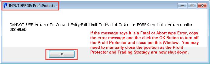 Profit Protector What To Do If A Warning